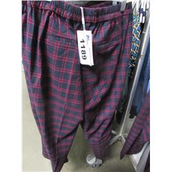 ICHI BEET RED PANTS SIZE 36 (RETAIL $95.00)