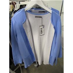 B.YOUNG CORNFLOWER BLUE CARDIGAN (RETAIL $99.00) SIZE MEDIUM