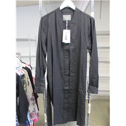 ICHI LONG SLEEVE BUTTON FRONT DRESS RV $109 SIZE 38