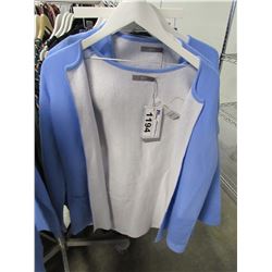 B.YOUNG CORNFLOWER BLUE CARDIGAN (RETAIL $99.00) SIZE LARGE