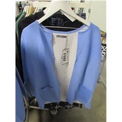 B.YOUNG CORNFLOWER BLUE CARDIGAN (RETAIL $99.00) SIZE LARGE