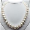 Image 1 : Silver Clasp Freshwater Pearl 12-13Mm Necklace, Made in Canada, Suggested Retail Value $300 (Estimat
