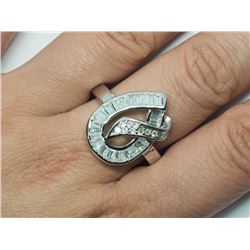 Silver Cubic Zirconia Necklace, Made in Canada, Suggested Retail Value $240 (Estimated Selling Price