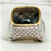 Image 1 : Brass Smokey Topaz(7.9ct) Men'S Ring, Made in Canada, Suggested Retail Value $100