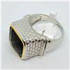 Image 2 : Brass Smokey Topaz(7.9ct) Men'S Ring, Made in Canada, Suggested Retail Value $100