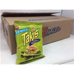 Case lot Takis Angry Burger Rolled Tortilla Chips (18 x 90g)
