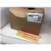 Image 1 : Case of 11in Strout Wrapped Assorted Neon Straws (500ct)