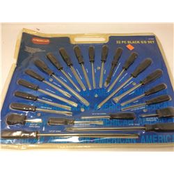 22pc Black S/D Set