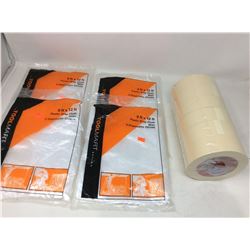 Assorted Household Items (Dropcloths & Masking Tape)