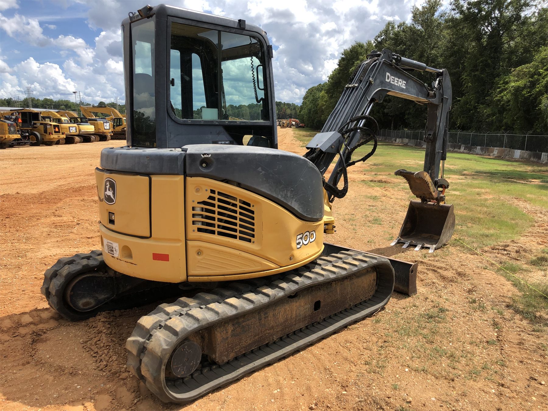 2010 JOHN DEERE 50D Excavator Mini J.M. Wood Auction Company, Inc.