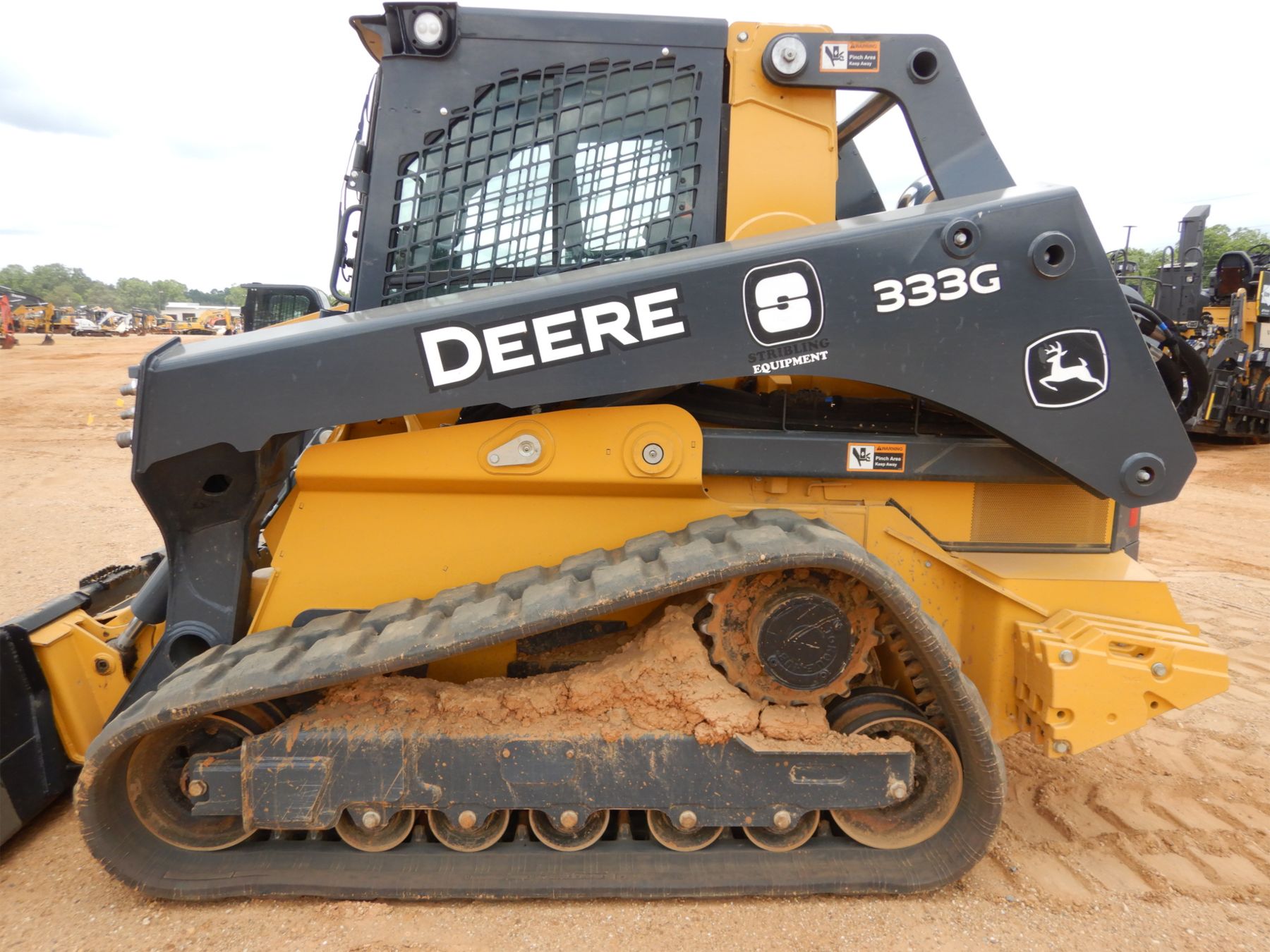 2019 JOHN DEERE 333G Skid Steer Loader Crawler J.M. Wood Auction