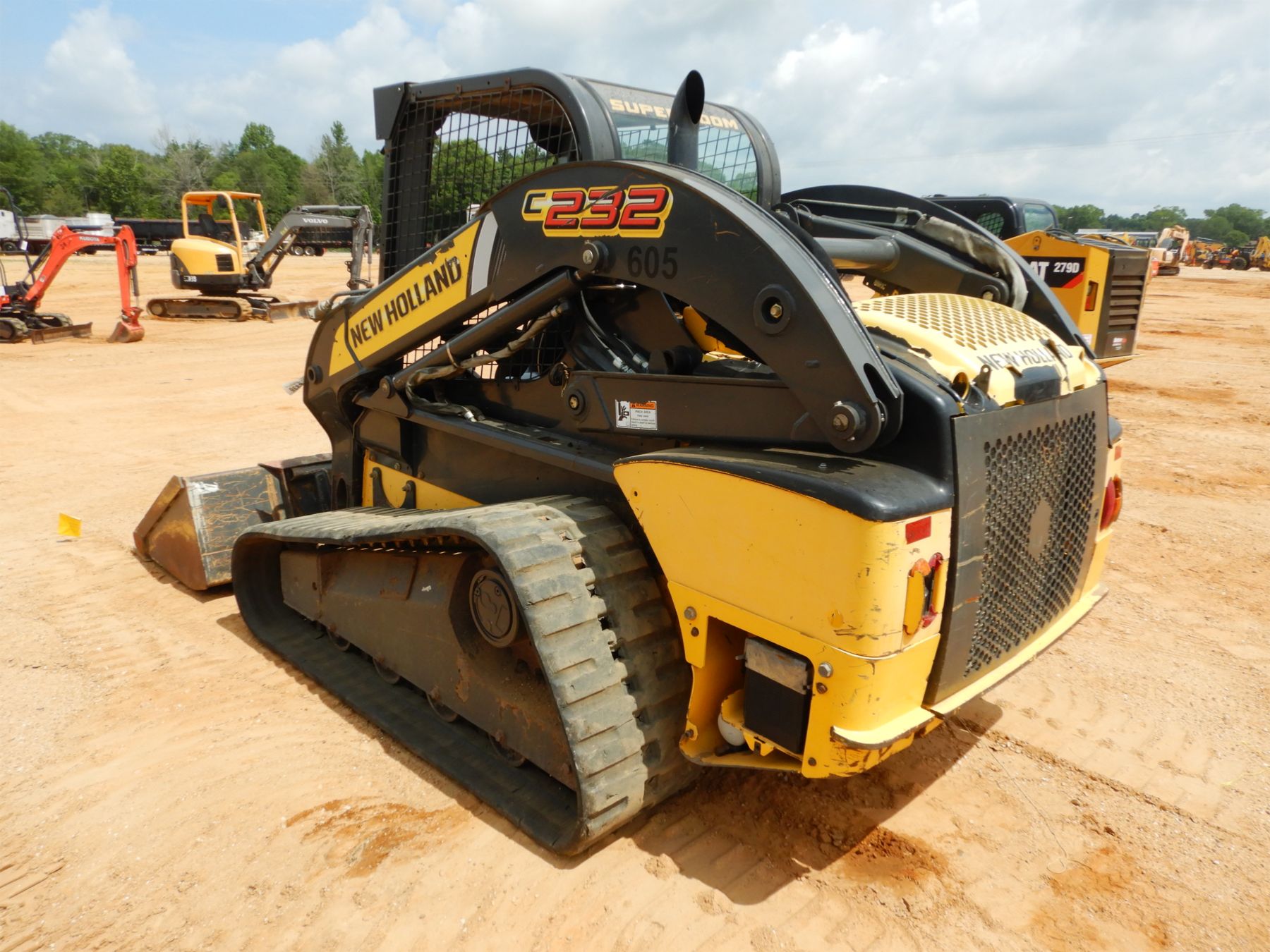 C232 2012 NEW HOLLAND C232 Skid Steer Loader - Crawler - J.M. Wood Auction ...