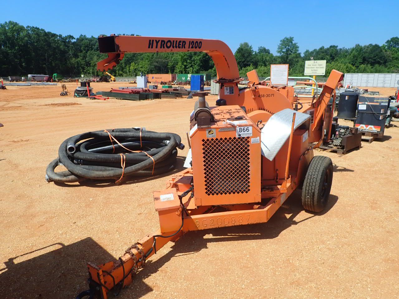WOODCHUCK HYROLLER 1200 Chipper J.M. Wood Auction Company, Inc.