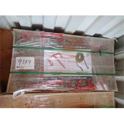 GREATBEAR Ratchet Binder & Chains (5) 9200lb binders, (10) 3/8" 20' chains (container)