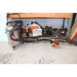 chain saw, mechanical sweeper, grass trimmers, backpack blower, Selling Offsite: Located in Alexande