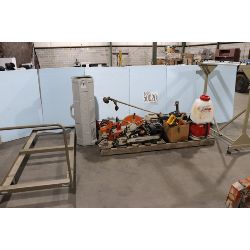 chain saws, grass trimmers, drill, centrifugal pump, cut-off saw, Selling Offsite: Located in Tuscal