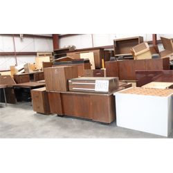 bookcases, desks, credenza, cabinets, tables, Selling Offsite: Located in Mobile, AL