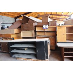 desks, credenzas, bookcases, cabinets, tables, Selling Offsite: Located in Montgomery, AL