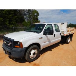 2006 FORD F350 Flatbed Dump Truck