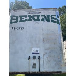 1973 KENT Dry Box Van Storage Trailer