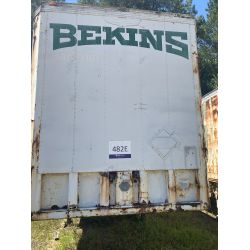 1974 KENT Dry Box Van Storage Trailer