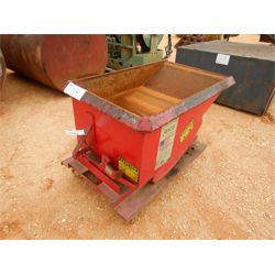 self dumping hopper, mtd on roll around dolly (B-7)