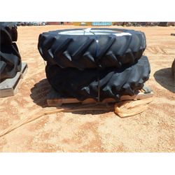 (2) 12.4 x 28 tires & rims (B8)