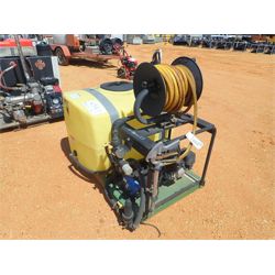 Ag-spray 100 gallon sprayer system, gas engine, hose & reel, skid mtd (County Owned) (B-4)