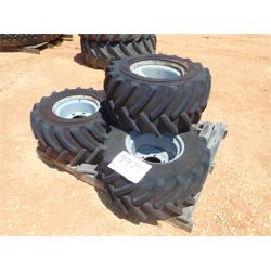 (4) 26X12.00X12 tires & rims NHS (C7)