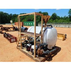 Directional Bore Mud Mixing System w/ 2 Honda motors, 500 gallon sprayer system, skid mtd (C3)