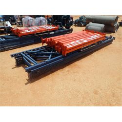 pallet of support rails w/upright (B9)