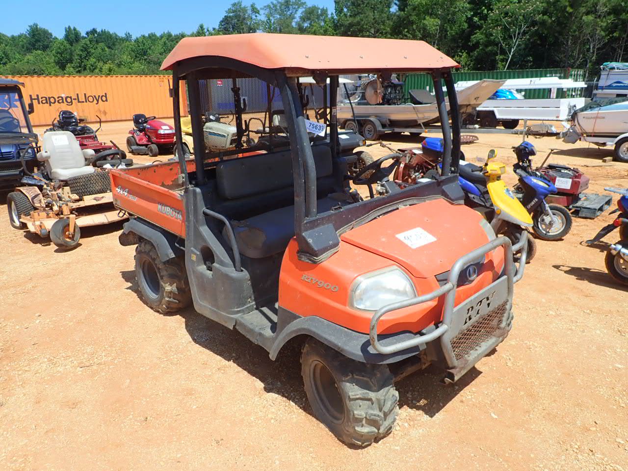 KUBOTA RTV900 ATV / UTV / Cart J.M. Wood Auction Company, Inc.