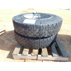 (2) 11R22.5 tires & rims (A-2)