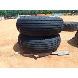 (2) 16.00-24 tires & rims (B-8)
