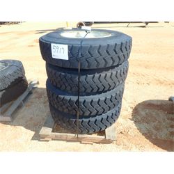 (4) 11R22.5 tires & rims (A-2)