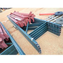 pallet support rails w/upright (B9)