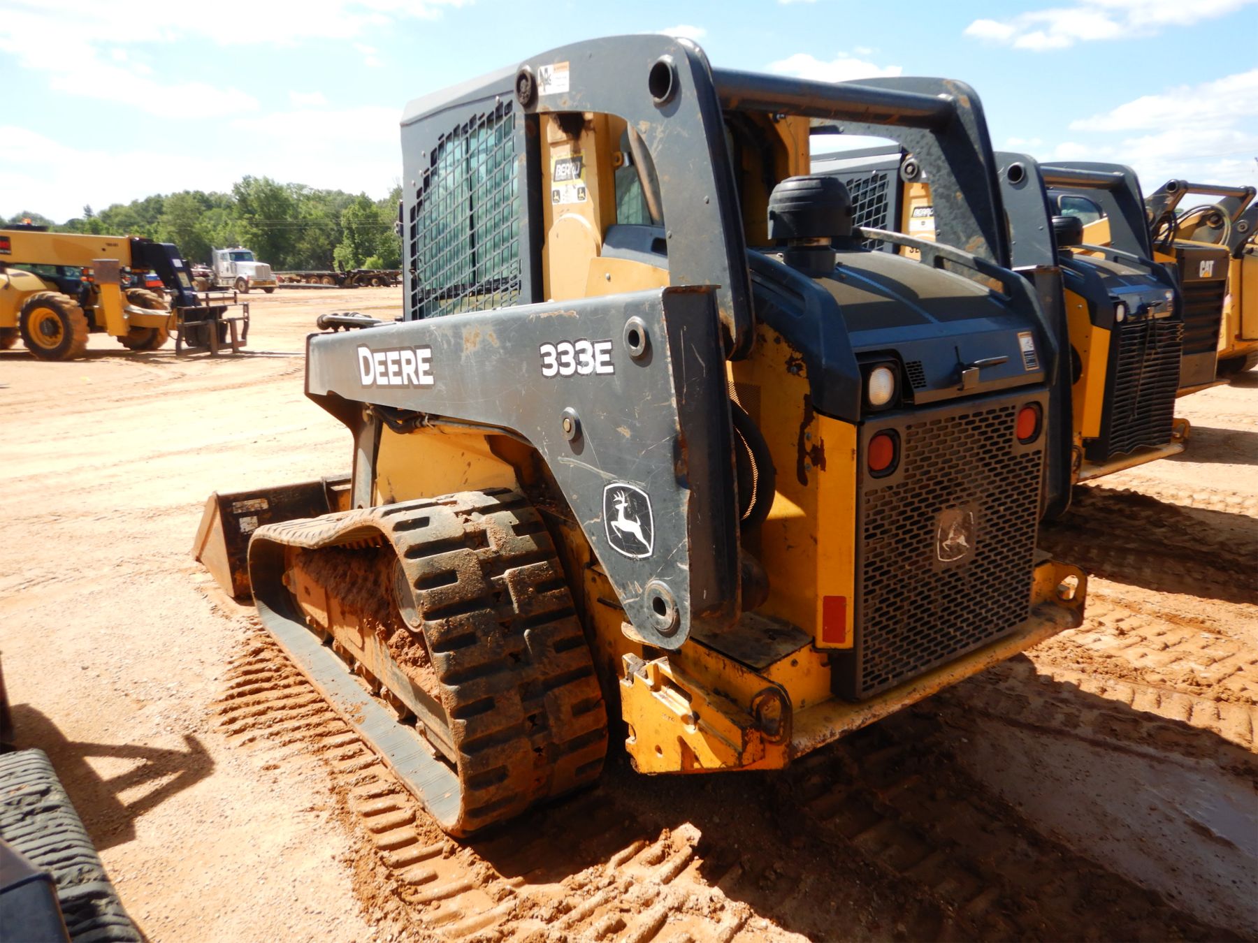 2013 JOHN DEERE 333E Skid Steer Loader Crawler J.M. Wood Auction
