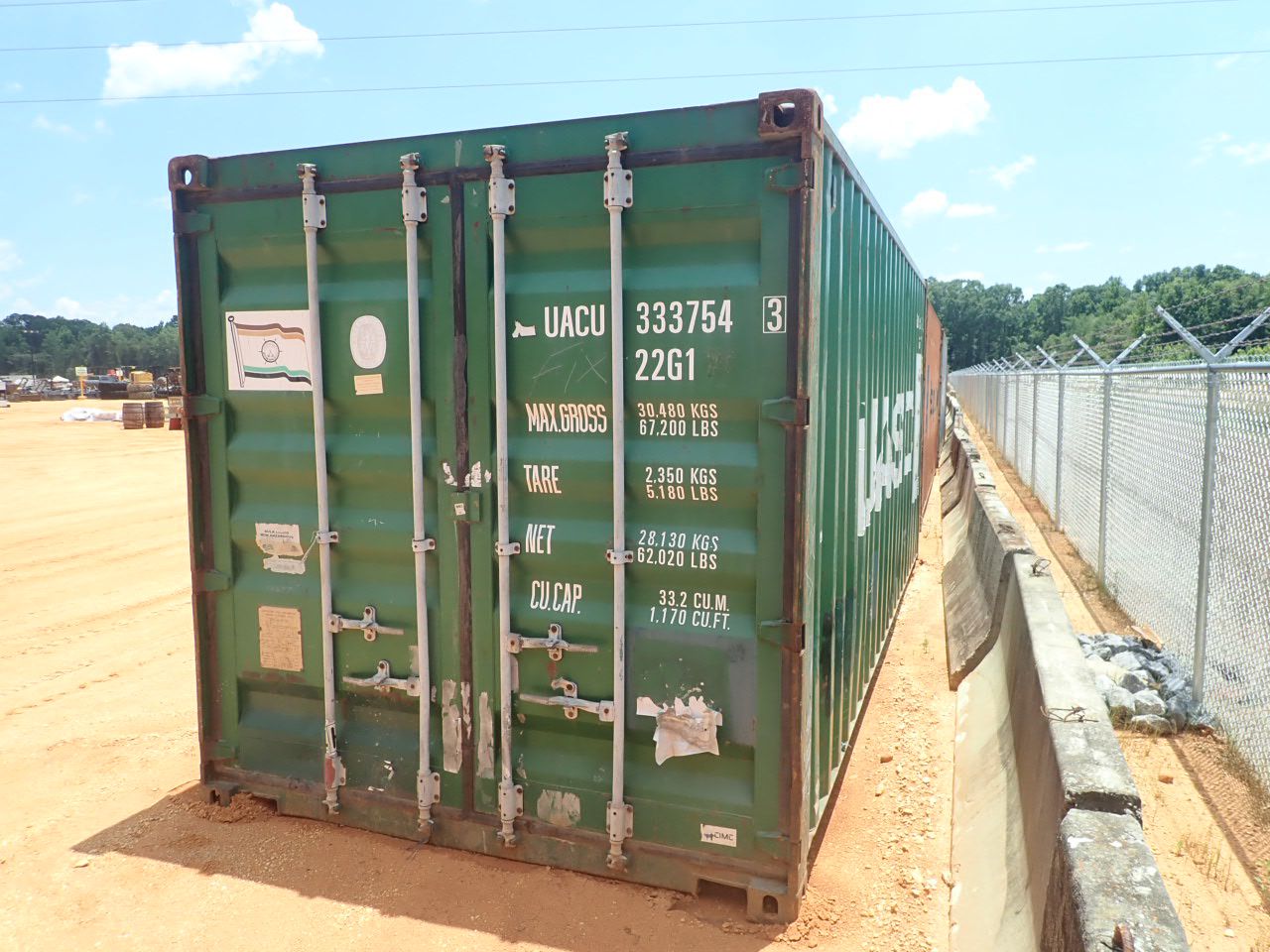 20' steel shipping container