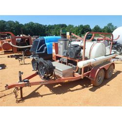 hot high pressure washer systems 30 gallon tank (2) reel's w/hose, mtd on t/a trailer