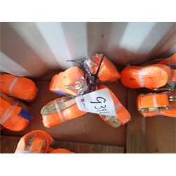 (4) 2" x 27' ratchet tie down strap (in container)