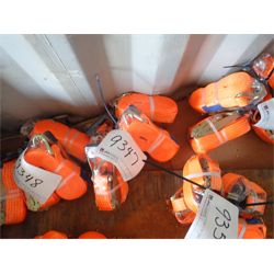 (4) 2" x 27' ratchet tie down strap (in container)