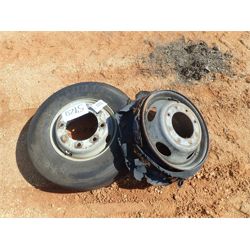 (1) each 235/75R17.5 tire & rim (1) 19.5 Ford rim