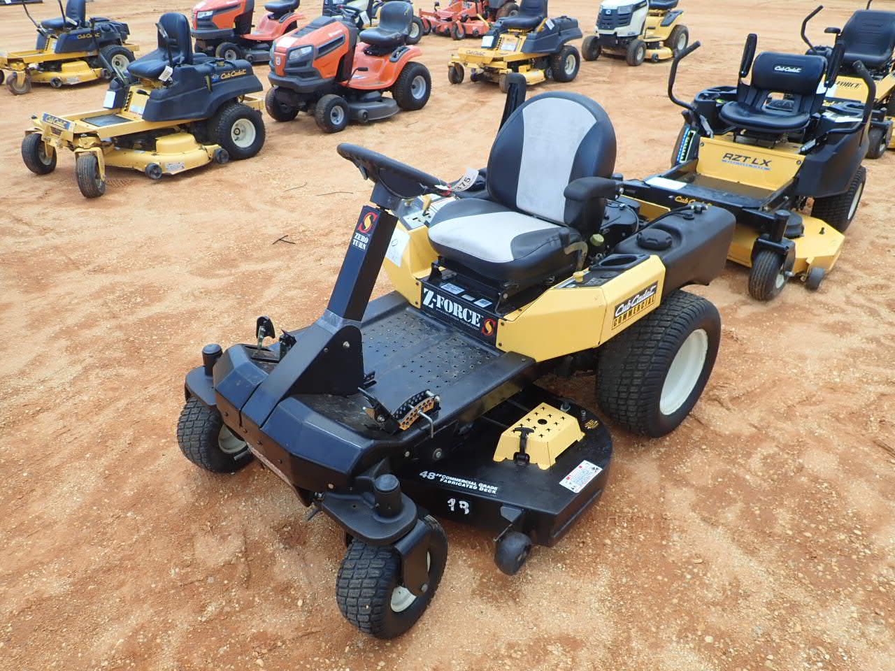 CUB CADET Mowing Equipment J.M. Wood Auction Company, Inc.