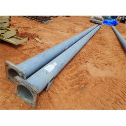 (2) 28' galv light poles (B9)