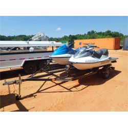 (2) Wave Runners - (1) Sea-Doo GTX-4-TEC, (1) Yamaha XLT800, karvan s/a trailer s/n: 5KTWS17168F2085