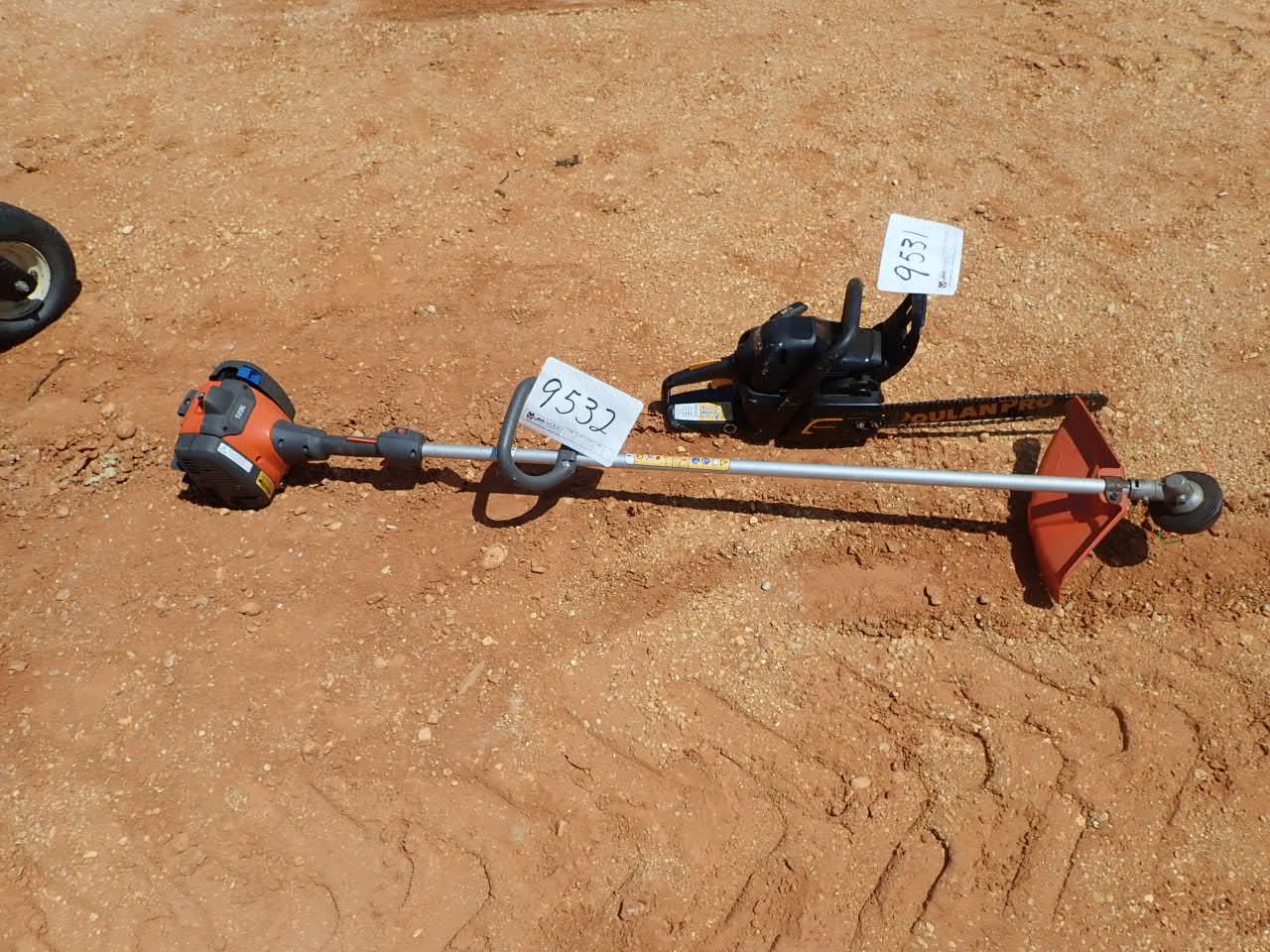 Husqvarna weed eater, gas engine (C8) J.M. Wood Auction Company, Inc.