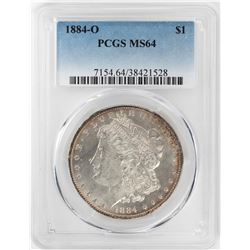 1884-O $1 Morgan Silver Dollar Coin PCGS MS64