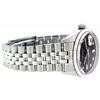 Image 3 : Rolex Mens Stainless Black Diamond 36MM Datejust Wristwatch