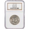 Image 1 : 1951-D Franklin Half Dollar Coin NGC MS64FBL