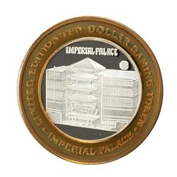 .999 Fine Silver Imperial Palace Las Vegas, Nevada $10 Limited Edition Gaming Token